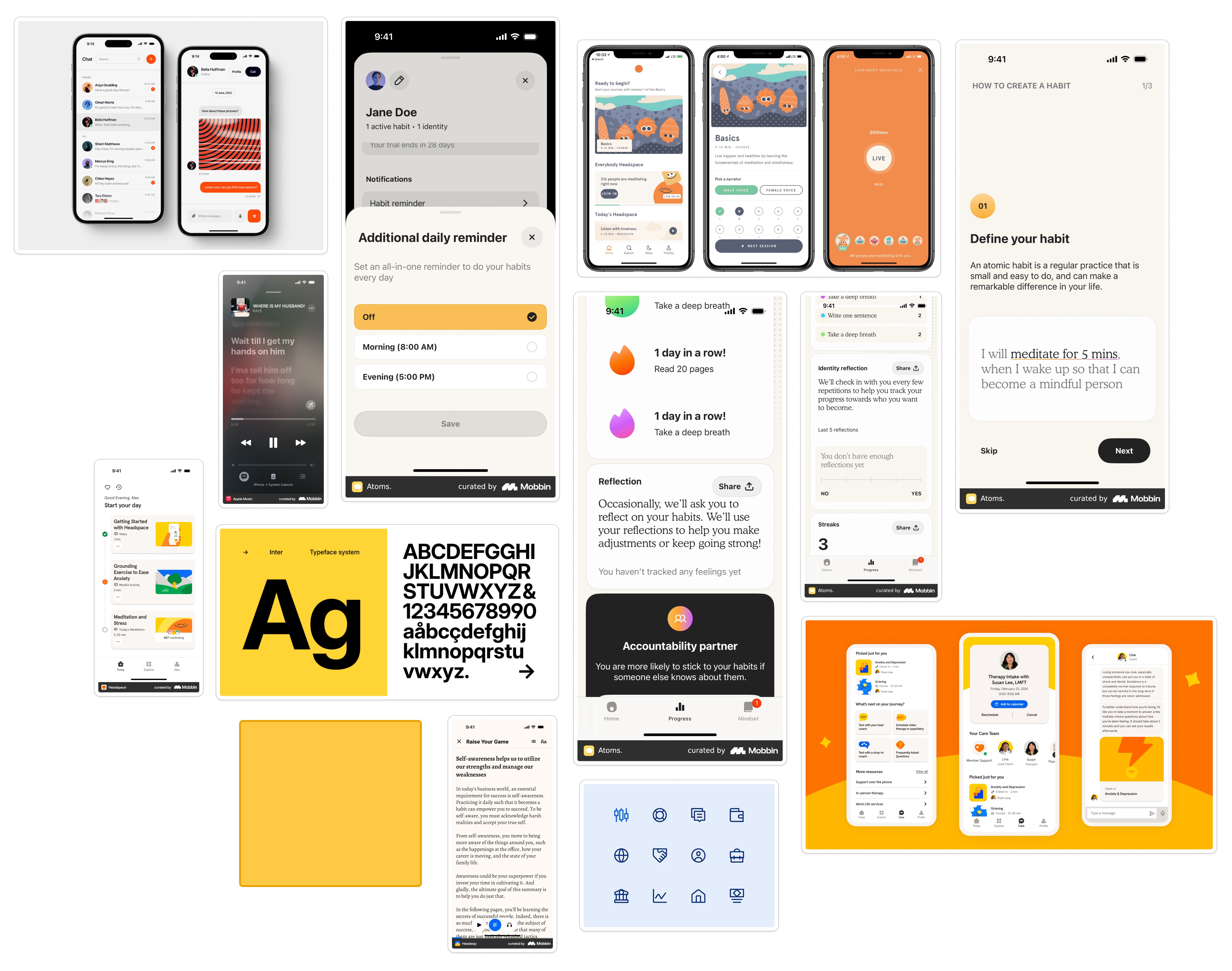 Moodboard artifact for Teach-a-Topic visual direction